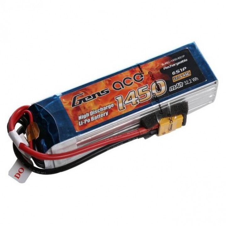 Bateria LiPo Gens Ace 1450 mAh 22,2V 45C